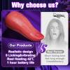 Realistic Tongue licking Clitoral Stimulation Vibrators with 9 Licking vibrating & Heating Modes