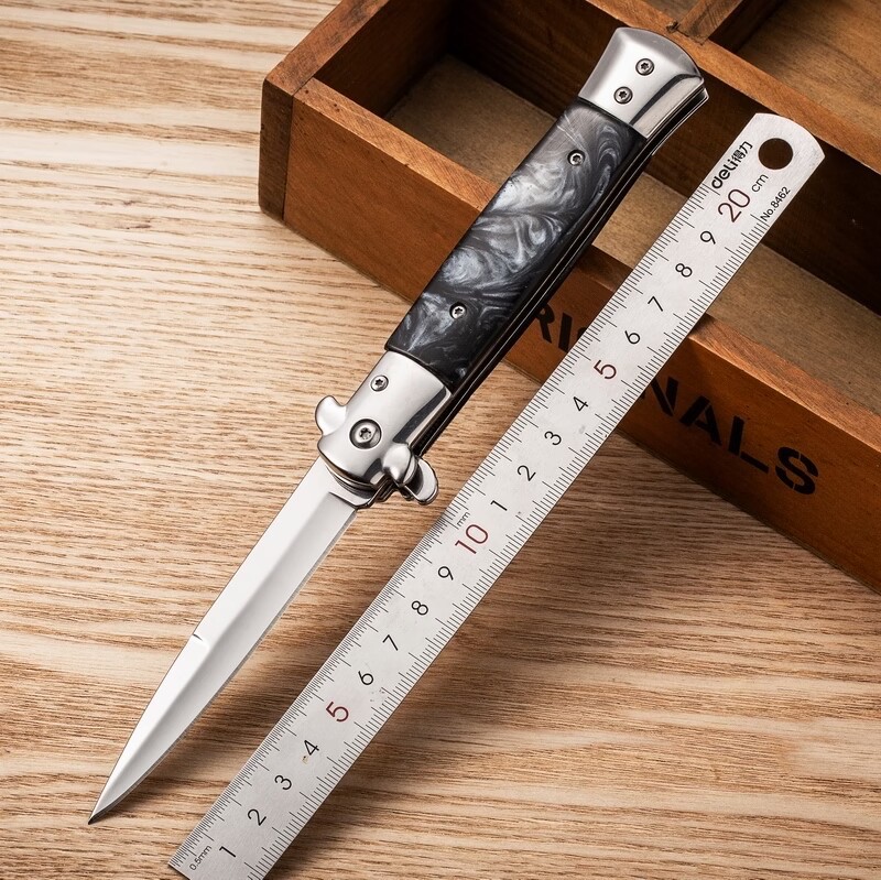 🔥Last Day Promo - 50% OFF 🎁Stainless Steel Resin Handle Folding Knife | Buy 2 Free Shipping