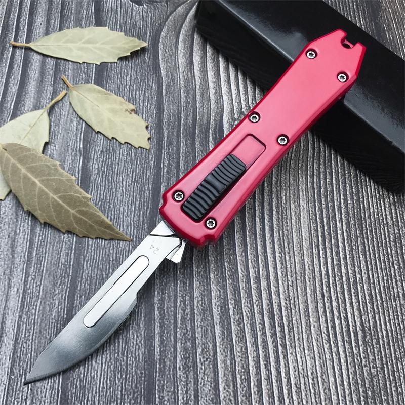 Utility EDC Pocket Retractable Box Cutter With Clip & Replacement Blades