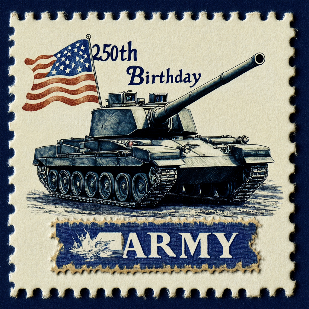 U.S. Army 250th Birthday Commemorative Stamp Set