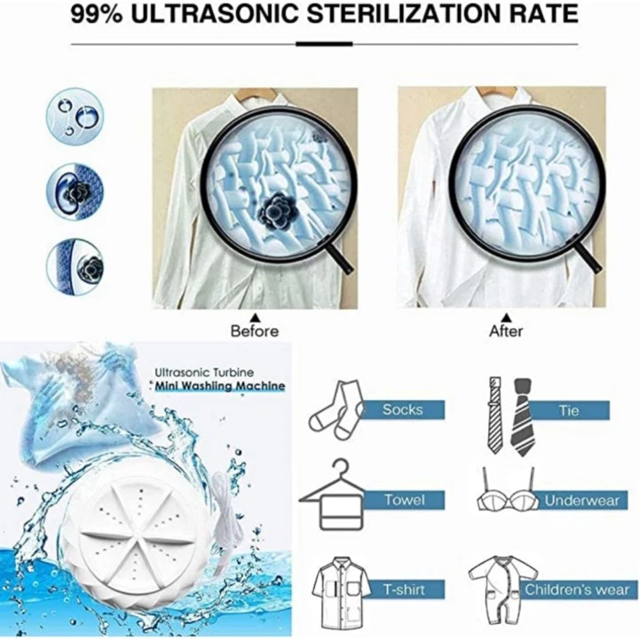 Summer Hot Sale 50% OFF - PORTABLE WASHING MACHINE(Buy 2 Free Shipping)