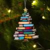 🔥Last Day Promotion 48% OFF-🎁-🎄📚✨Christmas Book Tree Ornament