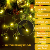 🔥Letzter Tag Verkauf 49% Rabatt🎄Weihnachtsbaum-Wasserfalllichter mit Ring(Wasserdicht)