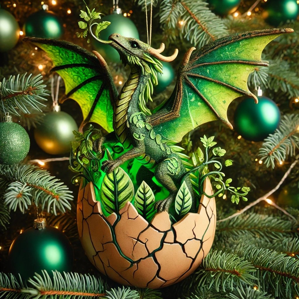 💥Christmas Sale 49% OFF -  🐉Elemental Dragon Christmas Ornament🎄