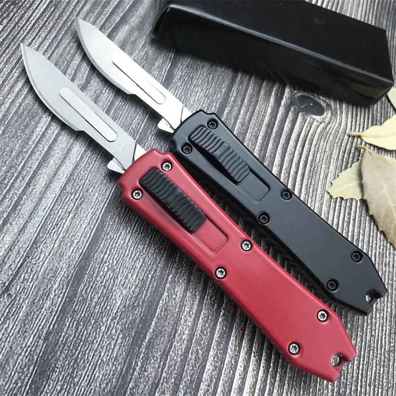 Utility EDC Pocket Retractable Box Cutter With Clip & Replacement Blades