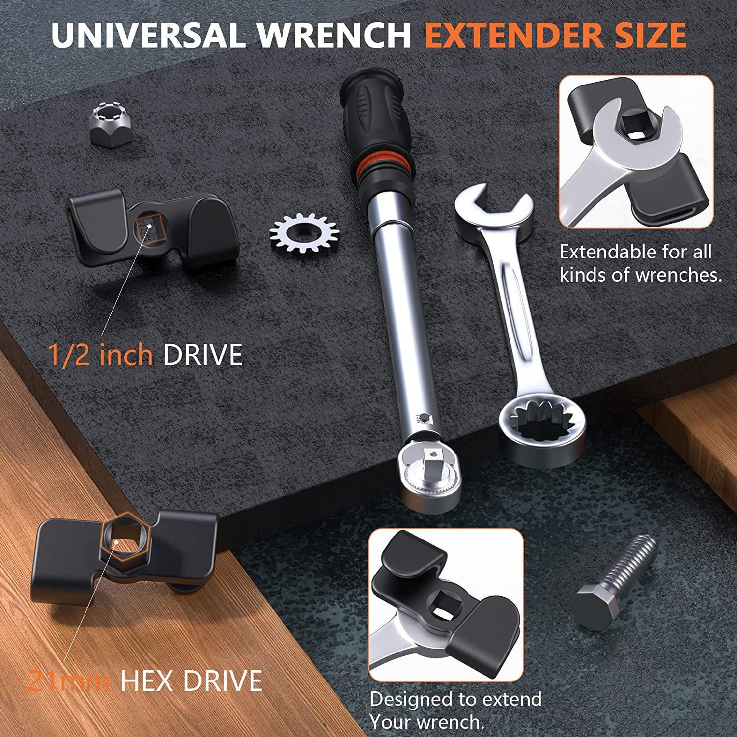 🌲EARLY CHRISTMAS SALE - 50% OFF🎁Wrench Extender Wrench Conversion Adapter