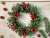 🔥Christmas Specials – Save 30%/🌲Christmas Boxwood Berry Candle Wreath