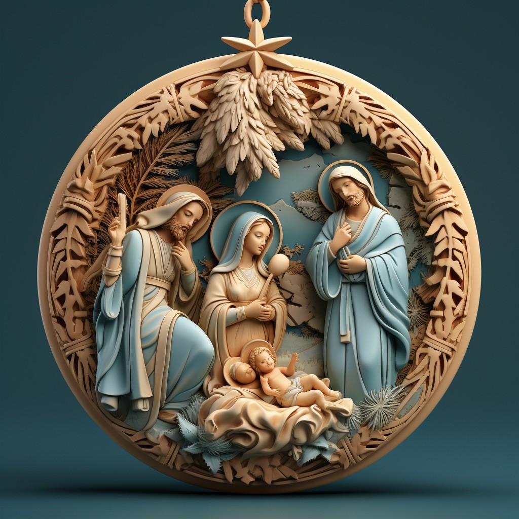 (🌲Early Christmas Sale- 50% OFF) Nativity Christmas ornament