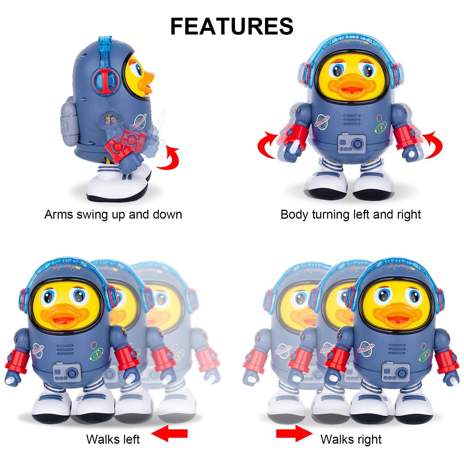 🔥2024 Hot Sale Toy- 🎵Dancing Space Duck Toy (Buy 2 Free Shipping)