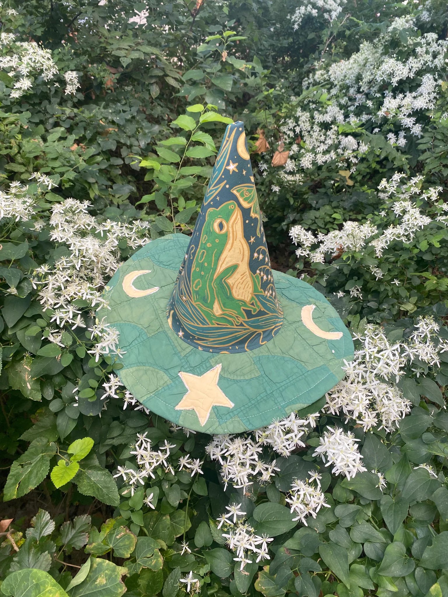 Last Day Promotion 70% OFF - 🔥The Quilted Witch Hat⚡Handcrafted Folk Art Hat