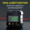 🎁Last Day Sale - 70% OFF🎉4-Side Magnetic Digital Angle Gauge with Laser