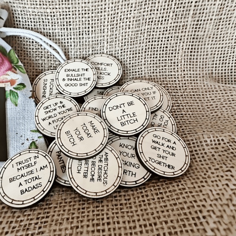 Sweary Affirmations Tokens