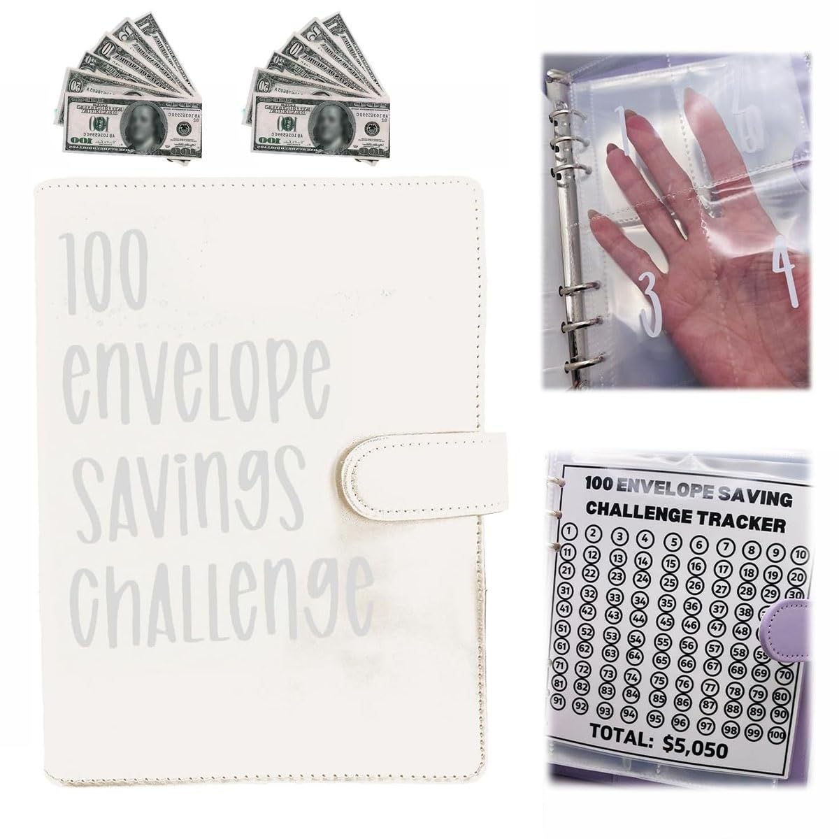 100 Envelope Challenge Binder