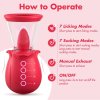 3 in 1 Sucking &Licking Rose Vibrators