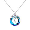 For Mother - S925 I Love You until Infinity Runs Out Crystal Infinity Necklace