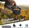 🔥LAST DAY SALE 49% OFF - Portable Outdoor Camping Cookware Cooking Equipment Set