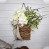 💥LAST DAY SALE 50% OFF💥Cream Hydrangea Door Hanger Basket⚡BUY 2 FREE SHIPPING