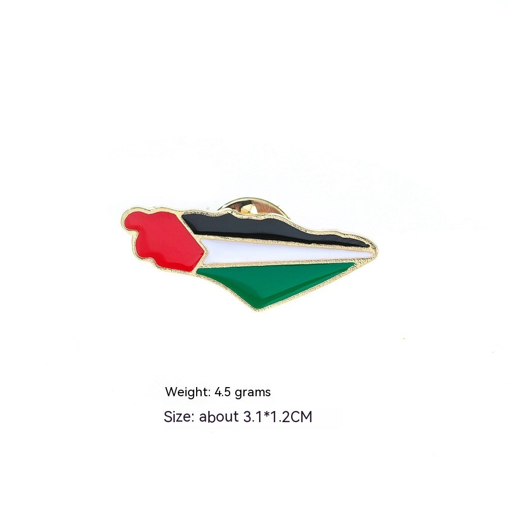 Let's help people at war together！Brooch