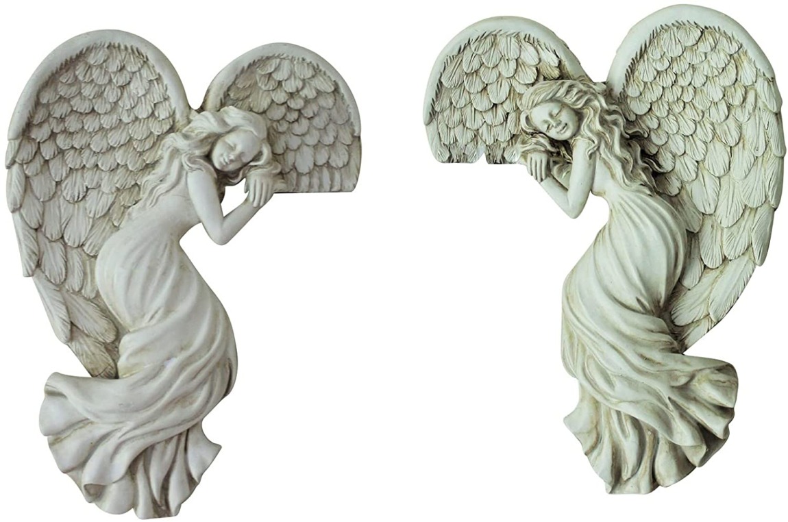 Door Frame Angel Wings Sculpture