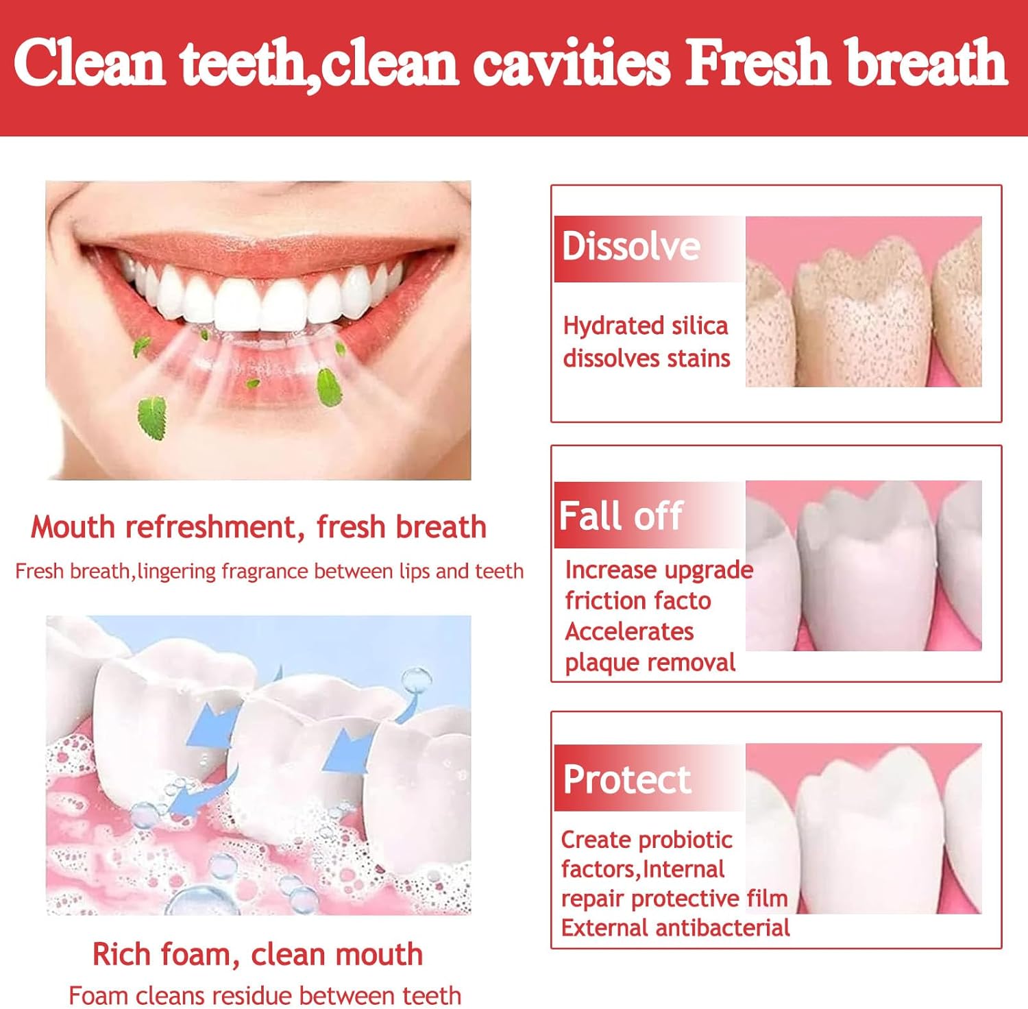 SP-8/SP-10 Toothpaste Oral Health Management, Fresh Breath