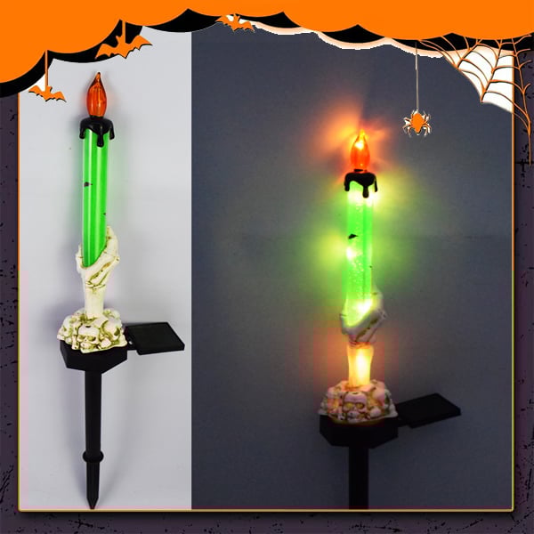 🎁TikTok Last Day Sale - 70% OFF🎉Solar Powered Skull Candle Light💀