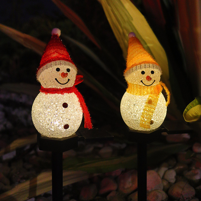 🎄Early Christmas Sale🎄Waterproof solar snowman lamp