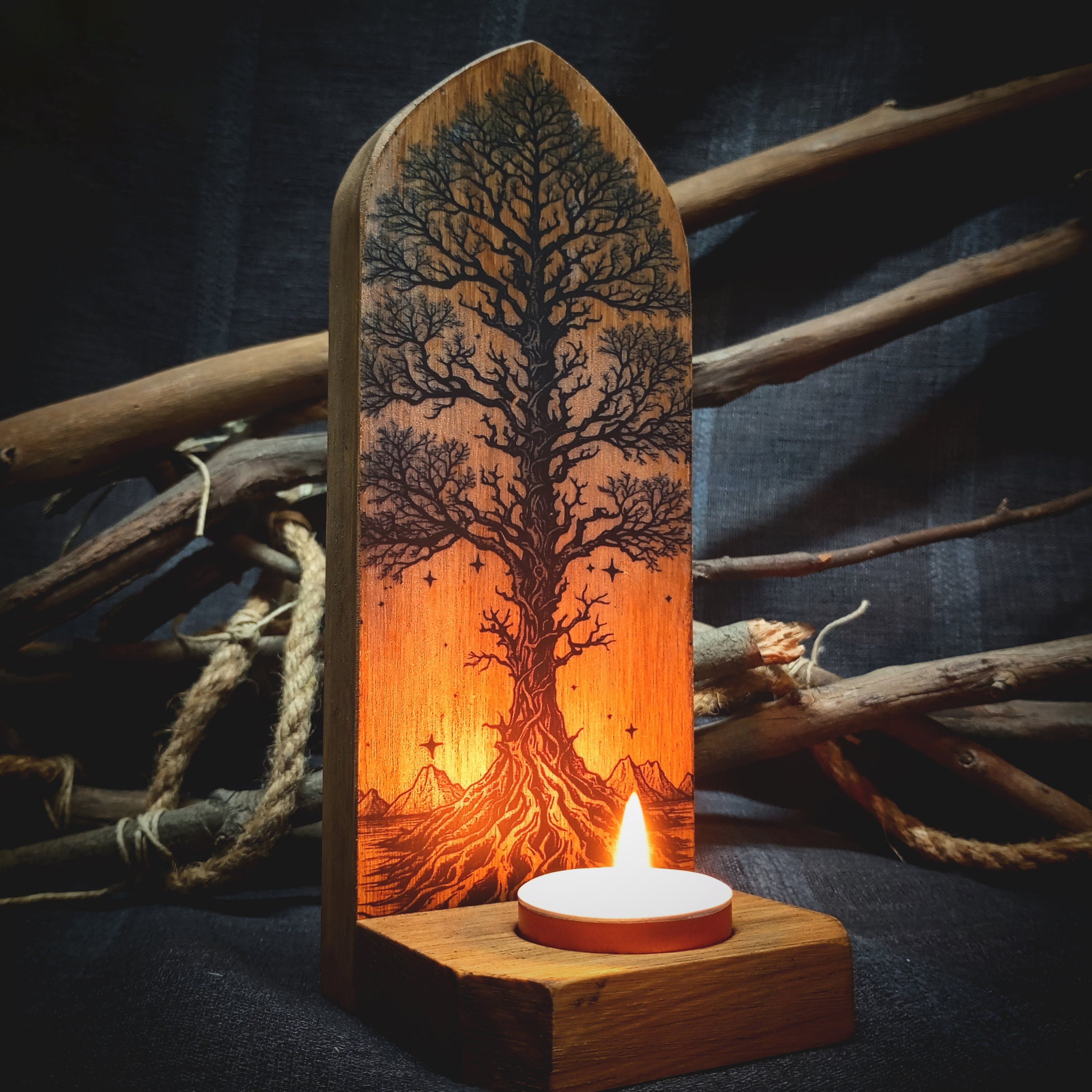 🌳Tree of life - Wall Candle Holder🙏