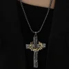 ✝️100% Handmade Crown Of Thorns Cross Necklace