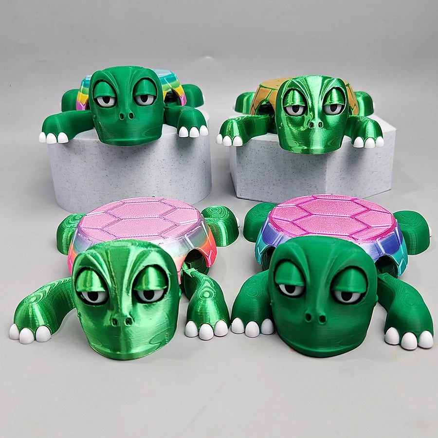 🔥Last Day Promotion 70% OFF💥Interactive 3D-Printed Turtle Coasters