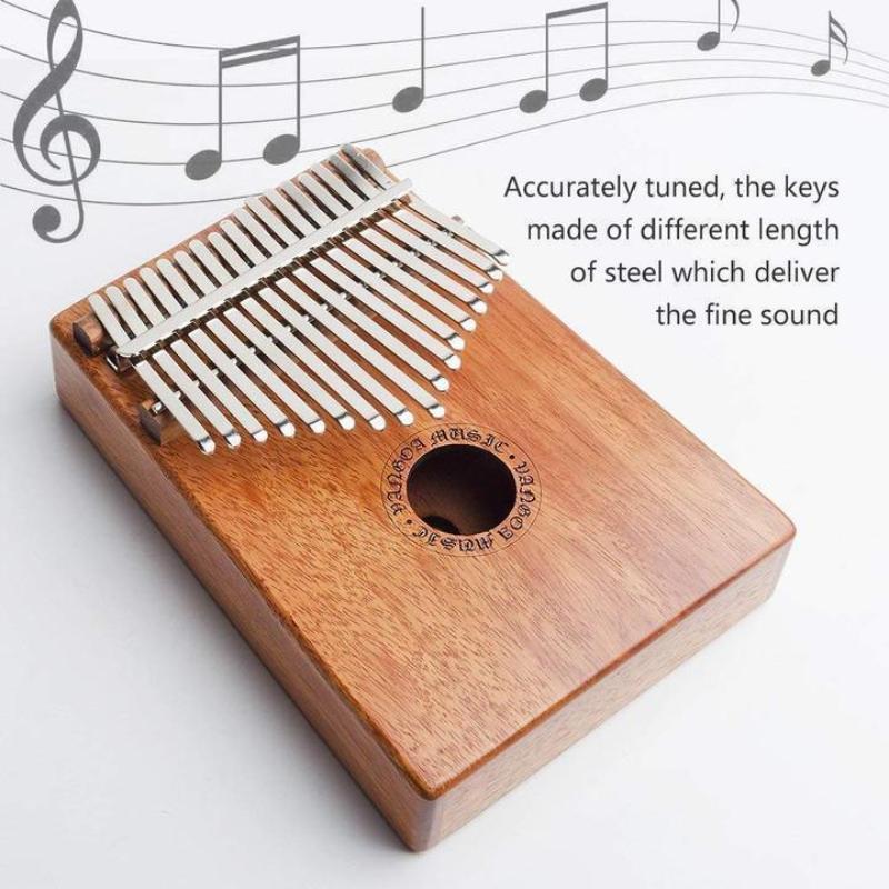 17 Keys Handcrafted Kalimba Instrument African Finger Thumb Piano