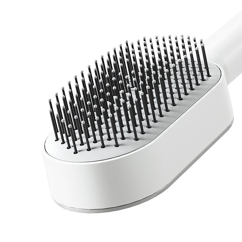 (🔥 HOT SALE PROMOTION) Self Cleaning Push Brush 👩 (BUY 2 GET 10% off & FREE SHIPPING📦)