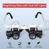 8/15/23x Hands-Free Magnifier Eyeglasses with 2 LED Lights  🔥Last Day Promotion 🔥