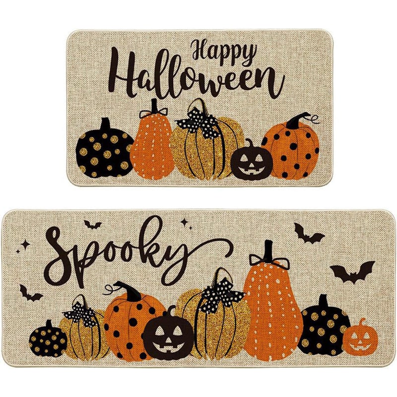 🎁TikTok Last Day Sale - 70% OFF🎉Halloween Kitchen Rugs Sets of 2🎃