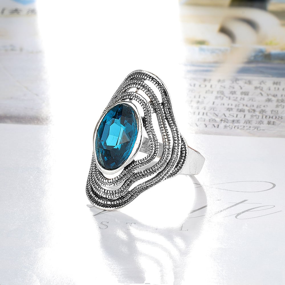 🔥Last Day 75% OFF🎁 Turkish Style Cloud Gemstone Vintage Ring