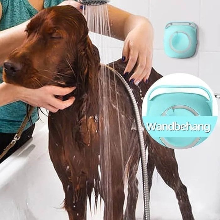 🧼🧼Bathroom 🐶Dog Cat🐱 Bath Brush Massage Gloves Soft Safety Silicone Comb Pet Accessories❤️