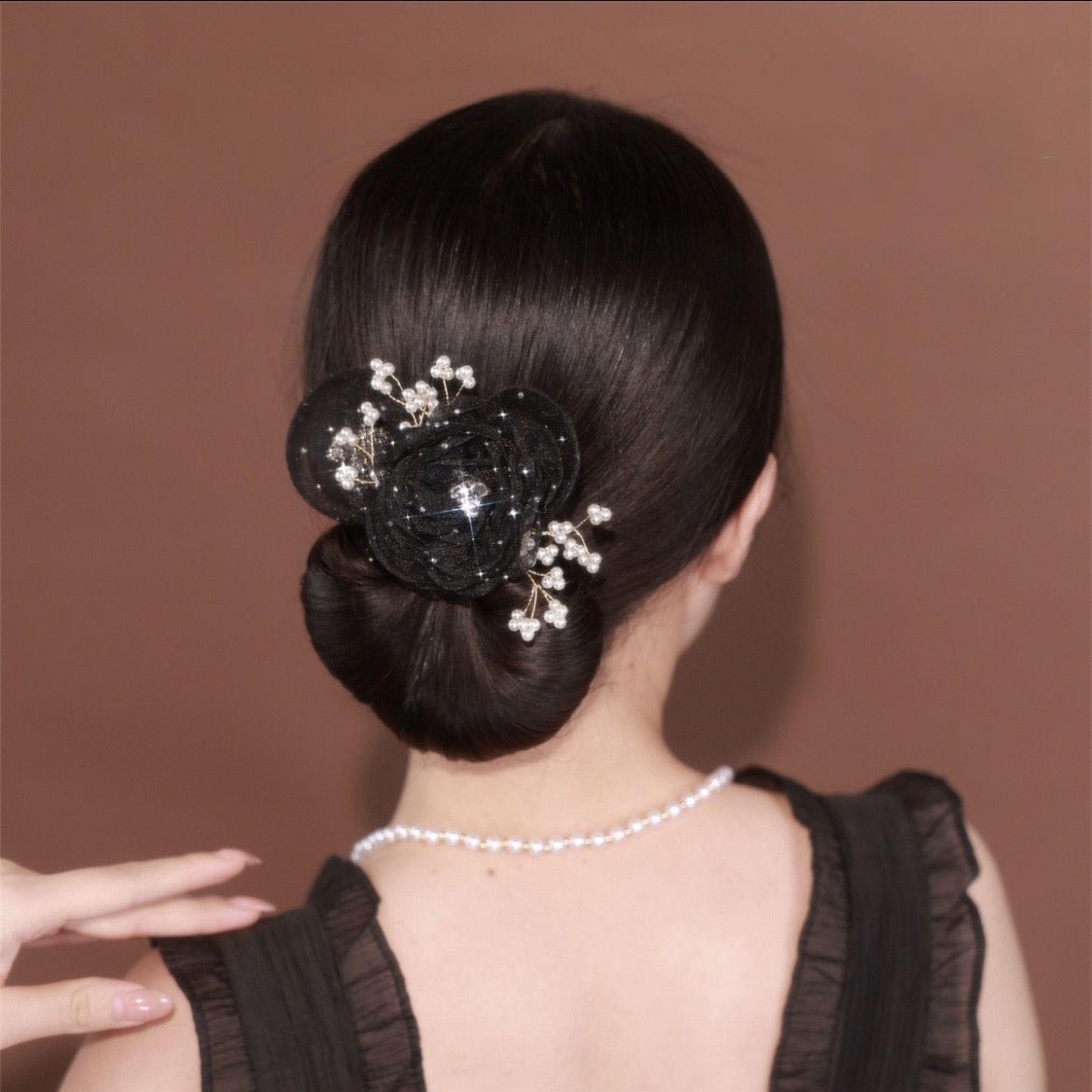 50% Rabatt 🌸 Blumenperlen Einfache Hochsteckfrisur Maker Twist Clips