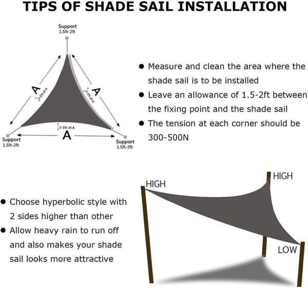 Natural Lighting - Portable Awning with UV Protection