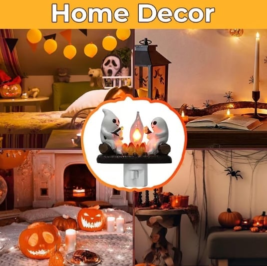 Last Day 50%OFF🔥2025 Ghost Campfire Nightlight👻✨