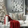 🎄 Soft Christmas Pillow Covers – 4-Piece Set for Cozy Holiday Vibes!