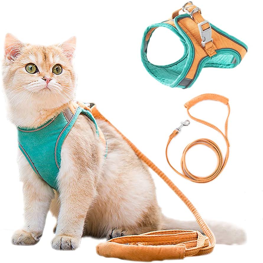 ⚡(Last Day Promotion - 50% OFF) Luminous Cat Vest Harness and Leash Set-BUY 2 FREE SHIPPING