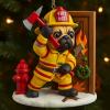 Brave Paws Firefighter Ornament Collection 2025