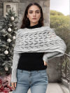 ✨TikTok Black Friday Deals - 70% OFF🎁Scarf With Sleeves, Knitted Cable Wrap