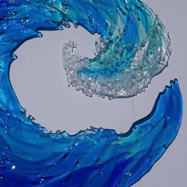 (Last Day Promotion - 50% OFF) Ocean Wave Fused Sculpture, BUY 2 FREE SHIPPING