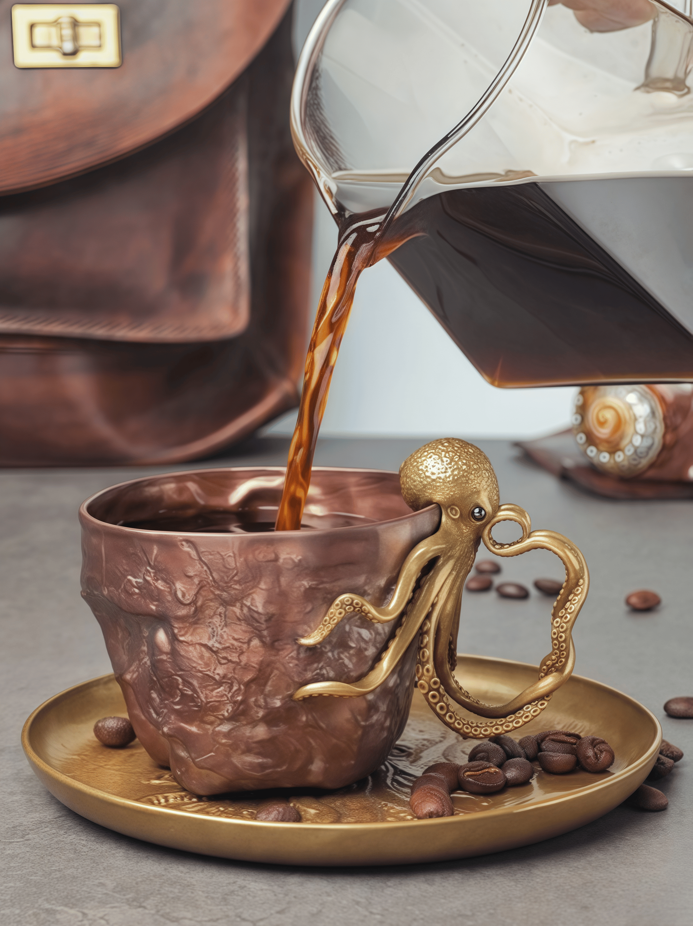 🎁TikTok Last Day Sale - 70% OFF🔥Octopus Stone-patterned Cooling Cup