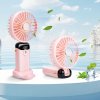 🔥Last Day Promotion 50% OFF -🎁-Compact USB-Rechargeable Mini Fan🚁5-Speed LED Display&HIGH AIRFLOW🌀