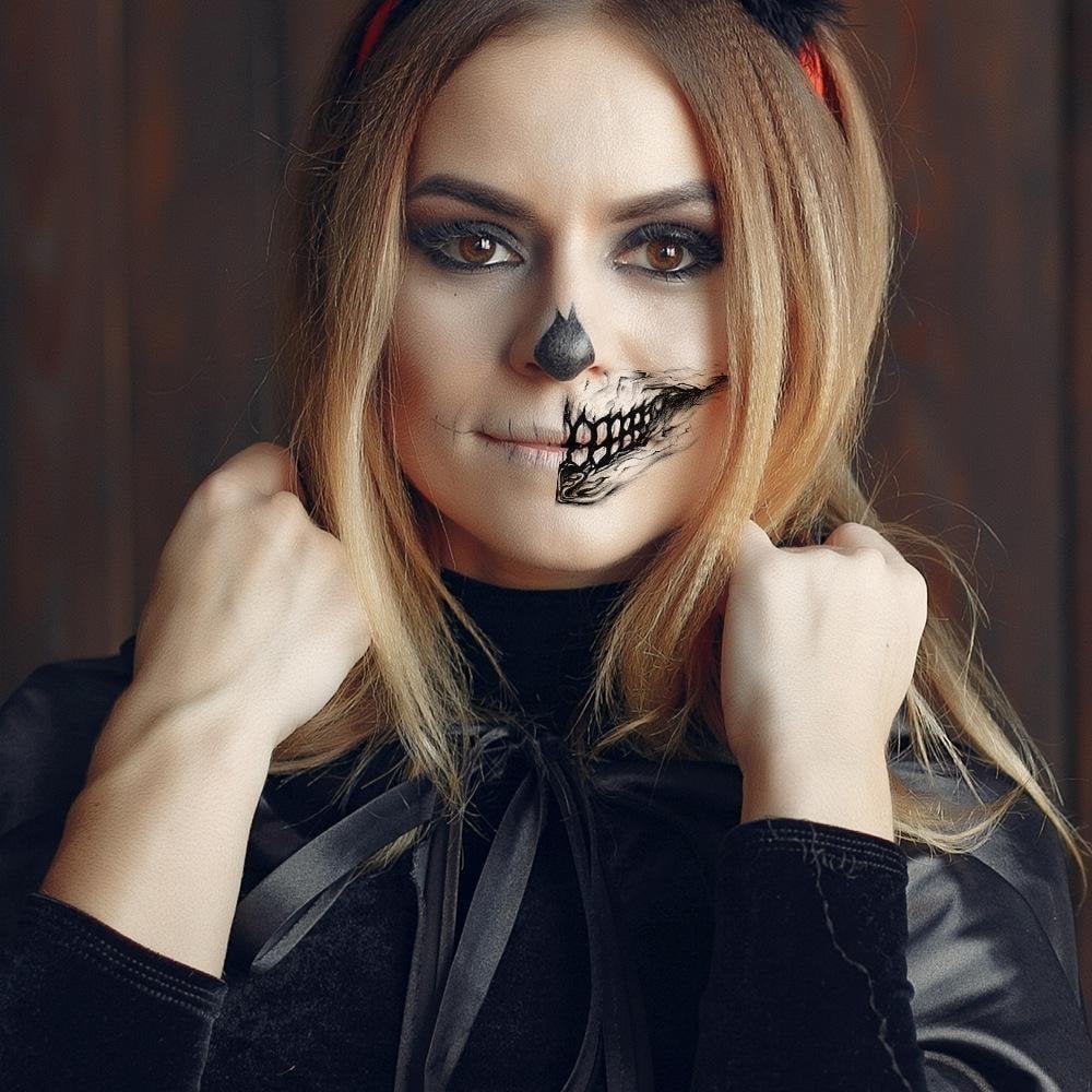 🎃HALLOWEEN PRE SALE - 49% OFF🎃-Halloween Prank Makeup Temporary Tattoo😈