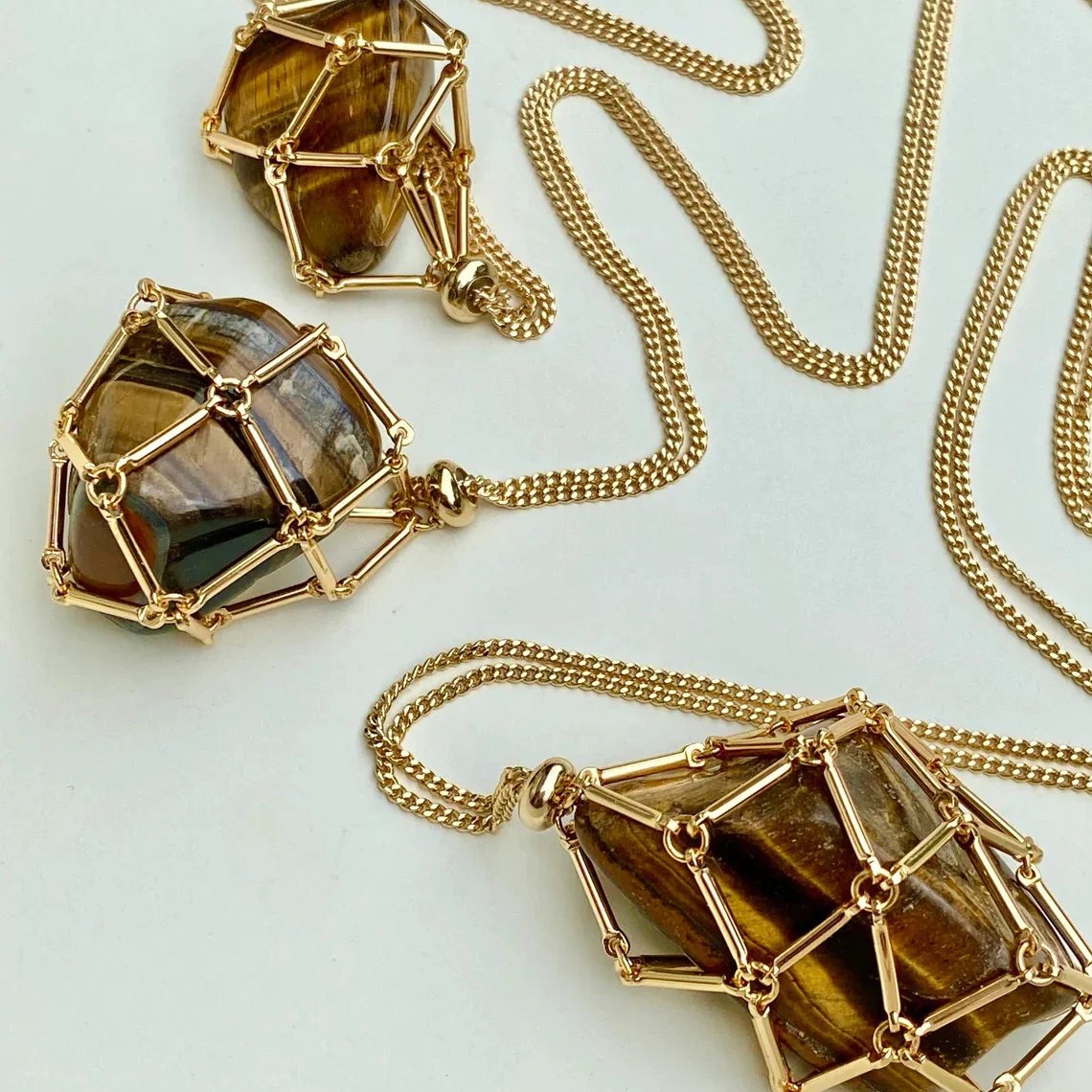 🎁2023 Crystal Stone Holder Necklace - Free (Crystal) Gift Included🎁