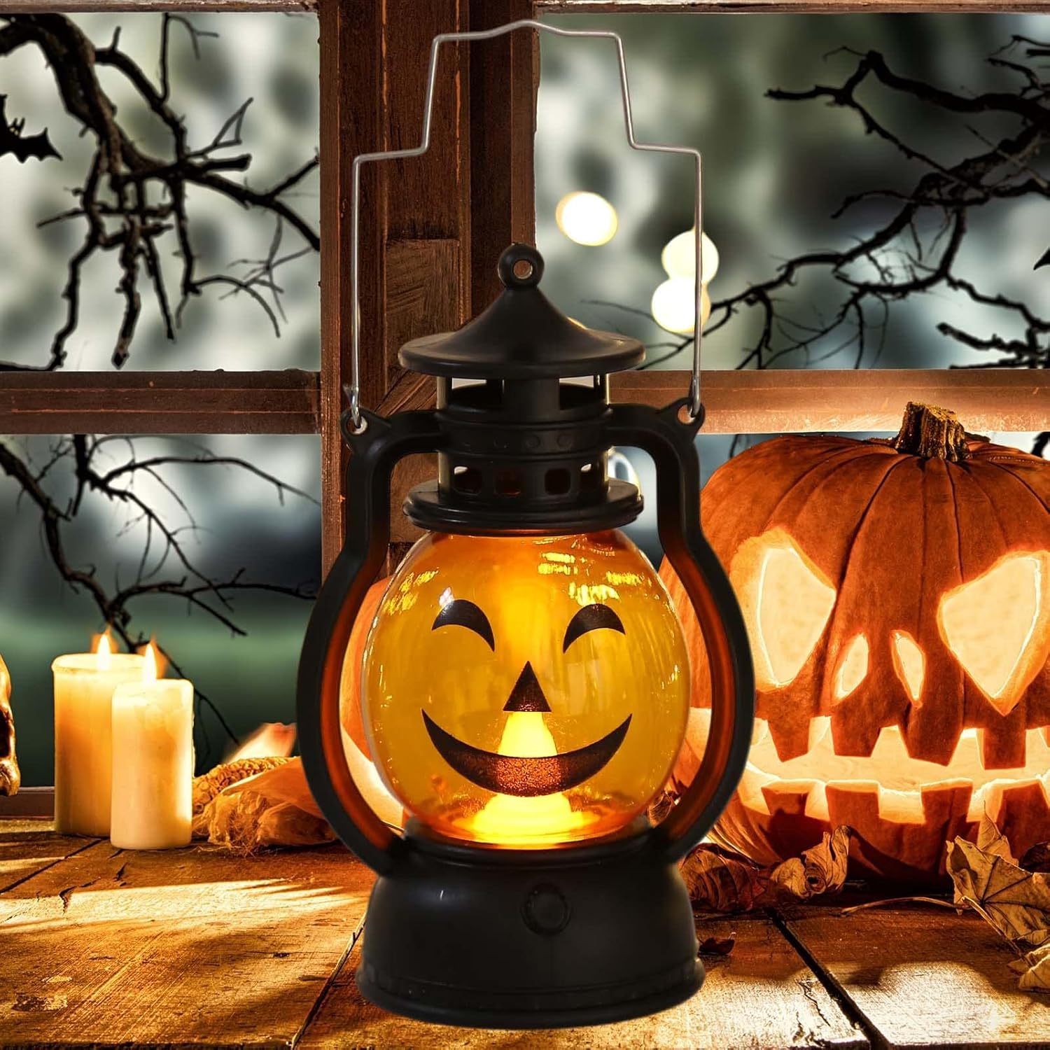 ✨️Jack-O’-Lantern Light-Up Mini Lantern Halloween Decorations