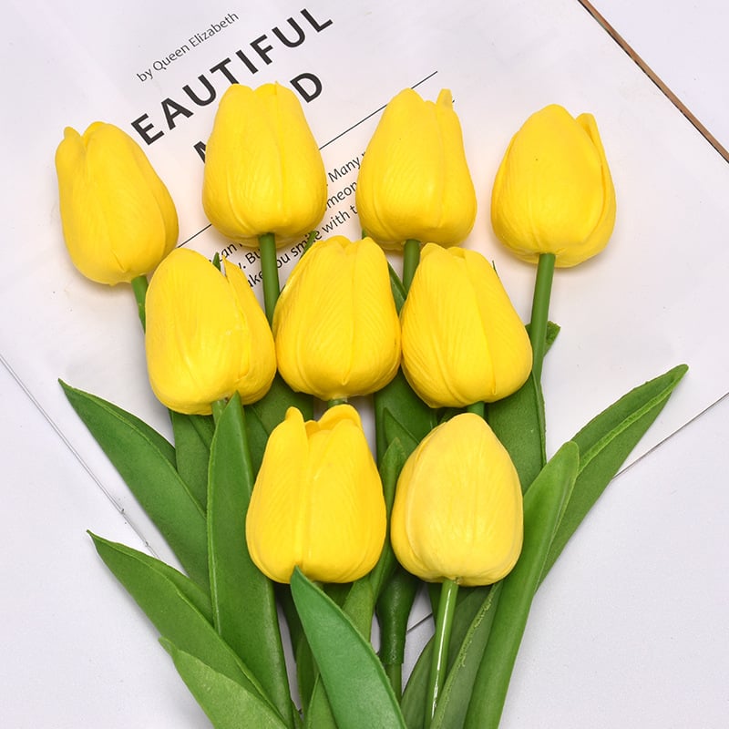 ✨This Week's Special Price $14.95💥UV Resistant Lifelike Artificial Tulips Flowers💐