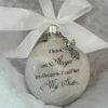 (Christmas Pre Sale- 50% OFF) Christmas Ornaments Feather Ball- Angel In Heaven Memorial Ornamen